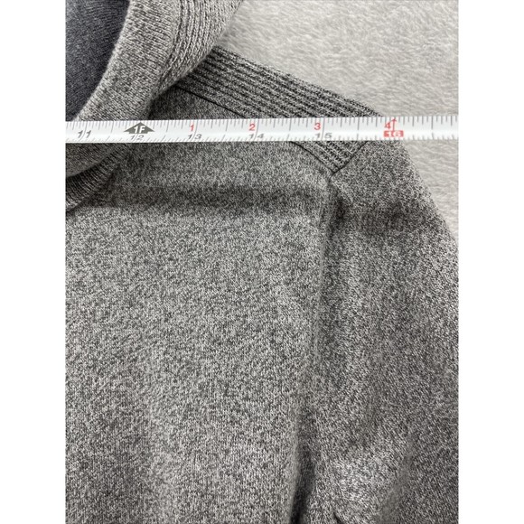Banana Republic Sweater Grey Size Medium Knit Ribbed Long Sleeve Medium - Picture 4 of 12